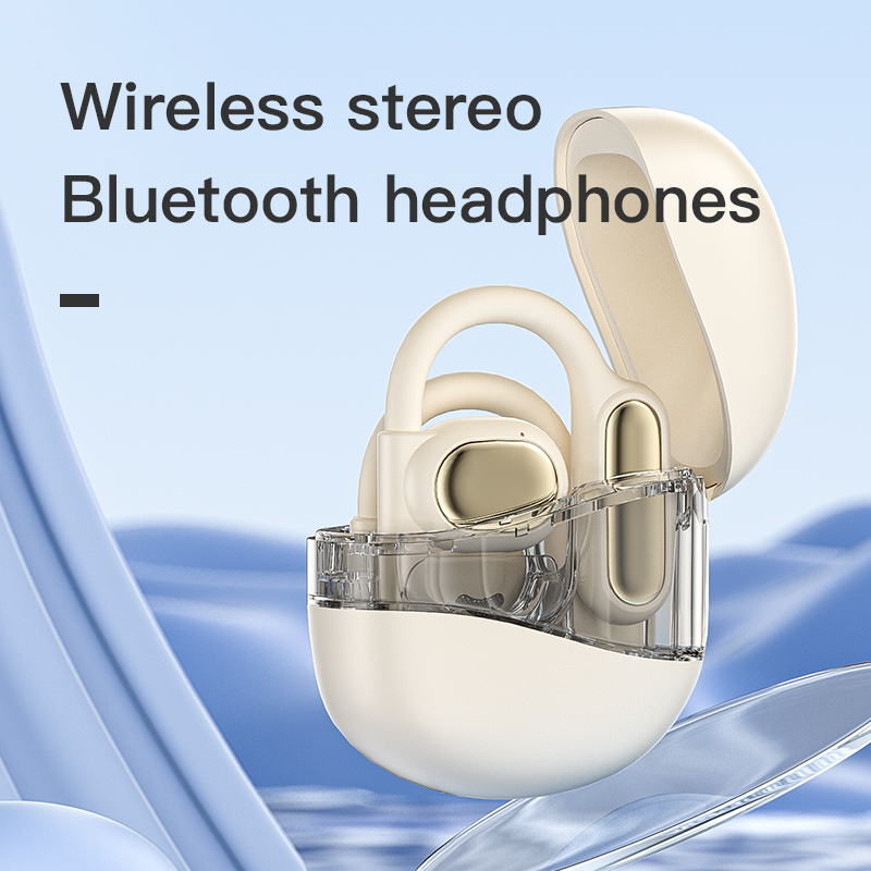 สินค้าใหม่ ชุดหูฟังสเตอริโอบลูทูธแบบสวมใส่ได้ หูฟัง Air Conduction ไร้สาย OWS หูฟังแบบเปิดหู